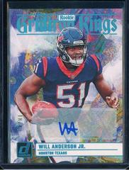 Will Anderson Jr. [Autograph] #RGK-1 Football Cards 2023 Panini Donruss Rookie Gridiron Kings Prices