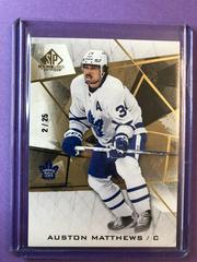 Auston Matthews [Gold Fragment] Hockey Cards 2021 SP Game Used Prices