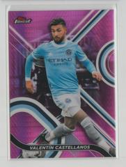 Valentin Castellanos [Pink Prism] Soccer Cards 2022 Finest MLS Prices