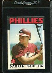Darren Daulton Baseball Cards 1986 Topps Tiffany Prices