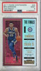 Ben Simmons [The Finals] Basketball Cards 2017 Panini Contenders Prices