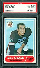 Bill Glass #154 Football Cards 1968 Topps Prices