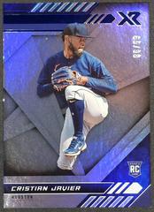 Cristian Javier [Blue] #8 Baseball Cards 2021 Panini Chronicles XR Prices
