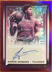 Aaron Wiggins [Purple] Basketball Cards 2021 Panini Recon Rookie Signatures Prices