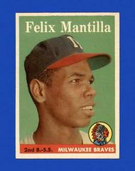 Felix Mantilla #17 Baseball Cards 1958 Topps Prices