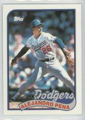 Alejandro Pena #57 Baseball Cards 1989 Topps Tiffany Prices