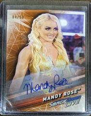 Mandy Rose [Orange] #A-MR Wrestling Cards 2019 Topps WWE SmackDown Live Autographs Prices