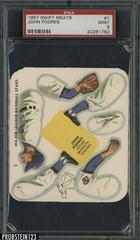 John Podres #1 Baseball Cards 1957 Swift Meats Prices