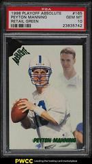 Peyton Manning [Retail Green] Football Cards 1998 Playoff Absolute Prices
