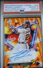 Michael Harris II [Orange Galactic] #CCA-MH Baseball Cards 2023 Topps Cosmic Chrome Autographs Prices