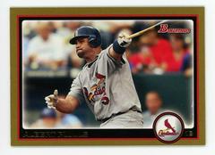 Albert Pujols [Gold] #185 Baseball Cards 2010 Bowman Prices