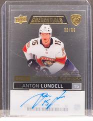 Anton Lundell #DTAA-AL Hockey Cards 2021 Upper Deck Credentials Debut Ticket Access Autographs Prices