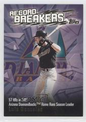 Luis Gonzalez #RB-LGO Baseball Cards 2003 Topps Record Breakers Prices