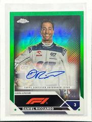 Daniel Ricciardo [Green Refractor] #CAC-DR Racing Cards 2023 Topps Chrome Formula 1 Autograph Prices