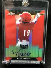 Wander Franco [Red] Baseball Cards 2018 Leaf Metal Draft Autograph Prices