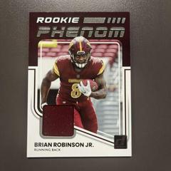 Brian Robinson Jr. Football Cards 2022 Panini Donruss Rookie Phenom Jerseys Prices