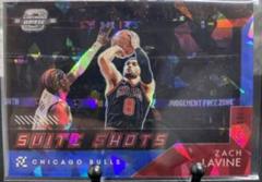 Zach LaVine [Blue Ice] Basketball Cards 2021 Panini Contenders Optic Suite Shots Prices