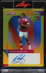 Divin Mubama Soccer Cards 2022 Leaf Vivid Autographs Prices