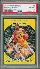 LeBron James Basketball Cards 2019 Panini Hoops High Voltage Prices
