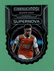 Bukayo Saka #2 Soccer Cards 2022 Panini Obsidian Supernova Prices