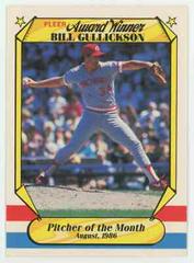 Bill Gullickson Baseball Cards 1987 Fleer Award Winners Prices