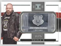 Triple H #8 Wrestling Cards 2022 Panini Impeccable WWE Legends Silver Logo Prices