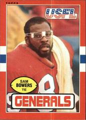 Sam Bowers Football Cards 1985 Topps USFL Prices