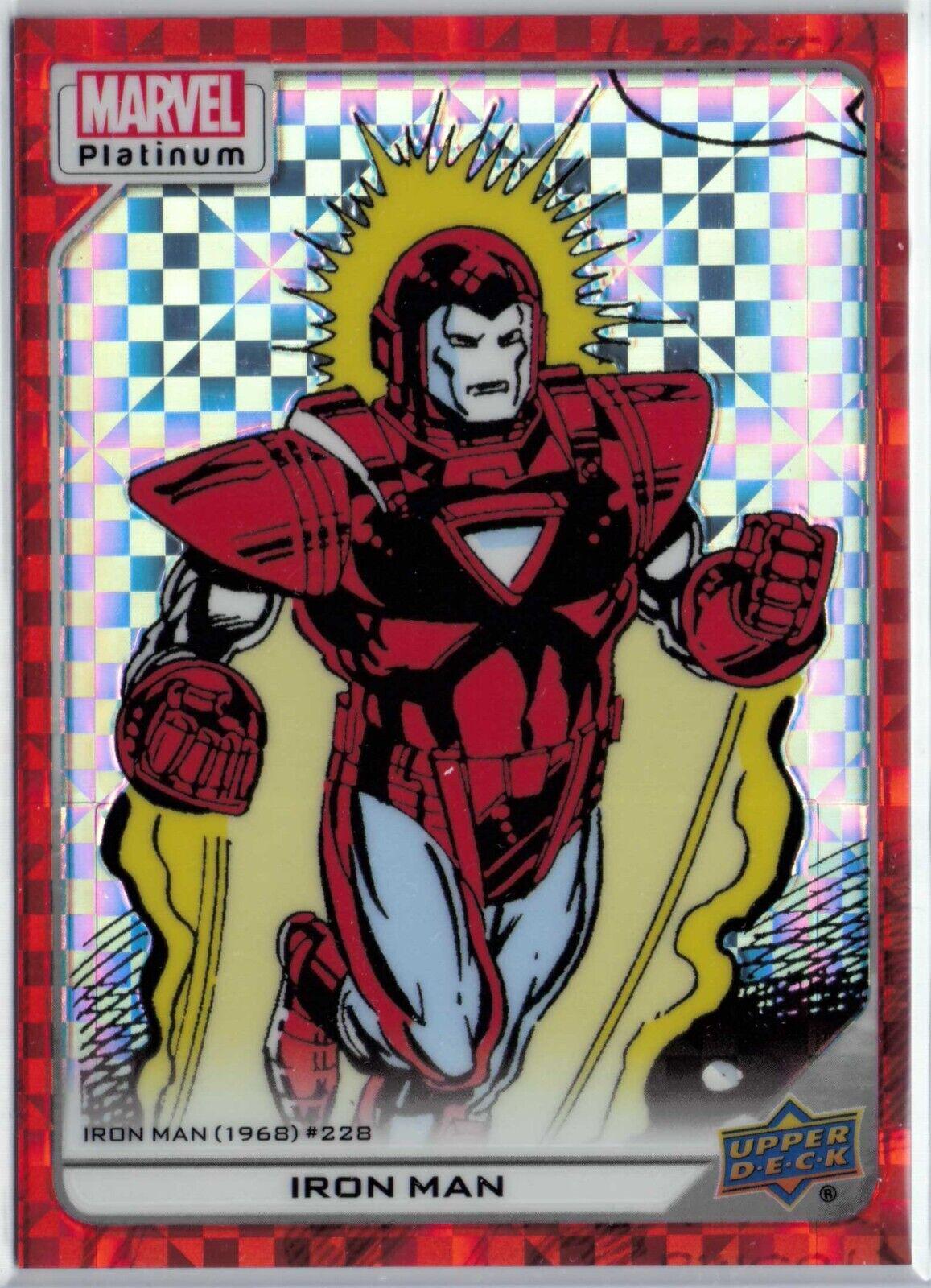 Iron Man [Orange Checkers] #123 Prices | Marvel 2023 Upper Deck ...