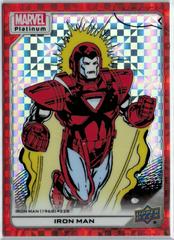 Iron Man [Orange Checkers] #123 Marvel 2023 Upper Deck Platinum Prices