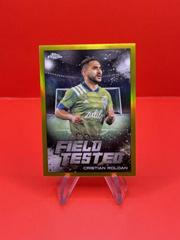 Cristian Roldan [Gold] #FT-9 Soccer Cards 2022 Topps Chrome MLS Field Tested Prices