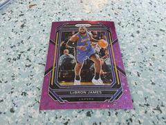 LeBron James [Fast Break Purple] Basketball Cards 2022 Panini Prizm Prices