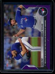 Zach Pop, Jordan Romano [Purple] Baseball Cards 2022 Topps Now Prices