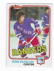 Ron Duguay [East] Hockey Cards 1981 Topps Prices