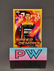 Lando Norris [Gold] #SD-LN Racing Cards 2022 Topps Chrome Formula 1 Speed Demons Prices