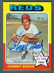Johnny Bench #75RO-JB Baseball Cards 2024 Topps Heritage Real One Autograph Prices