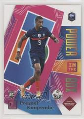 Presnel Kimpembe Soccer Cards 2021 Panini Donruss Road to Qatar Power in the Box Prices