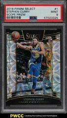 Stephen Curry [Scope Prizm] #1 Basketball Cards 2018 Panini Select Prices