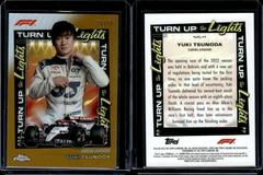 Yuki Tsunoda [Gold Refractor] #TUTL-YT Racing Cards 2023 Topps Chrome Formula 1 Turn Up the Lights Prices
