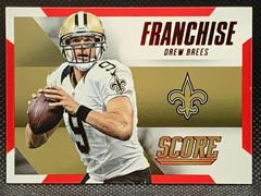 Drew Brees [Red] #8 Football Cards 2015 Panini Score Franchise Prices