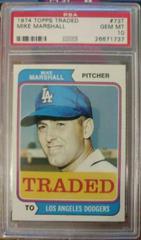 Mike Marshall Baseball Cards 1974 Topps Traded Prices