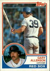 Gary Allenson Baseball Cards 1983 Topps Prices