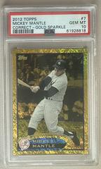 Mickey Mantle [Correct Gold Sparkle] #7 Baseball Cards 2012 Topps Prices