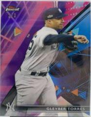 Gleyber Torres [Purple Pink Vapor Refractor] #27 Baseball Cards 2021 Topps Finest Prices