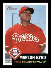 Marlon Byrd #443 Baseball Cards 2002 Topps Heritage Prices