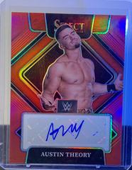 Austin Theory [Red Prizm] #SG-ATH Wrestling Cards 2022 Panini Select WWE Signatures Prices
