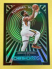 Donovan Mitchell [Green] #20 Basketball Cards 2021 Panini Obsidian Tunnel Vision Prices