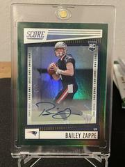 Bailey Zappe [Signature End Zone] #310 Football Cards 2022 Panini Score Prices