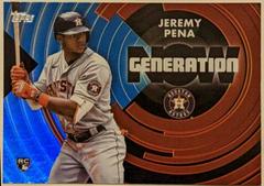Jeremy Pena [Blue] #GN-69 Baseball Cards 2022 Topps Update Generation Now Prices