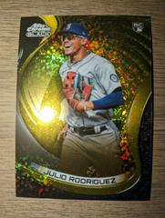 Julio Rodriguez [Gold] #10 Baseball Cards 2022 Topps Chrome Black Prices