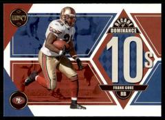 Frank Gore #DD-18 Football Cards 2022 Panini Legacy Decade of Dominance Prices